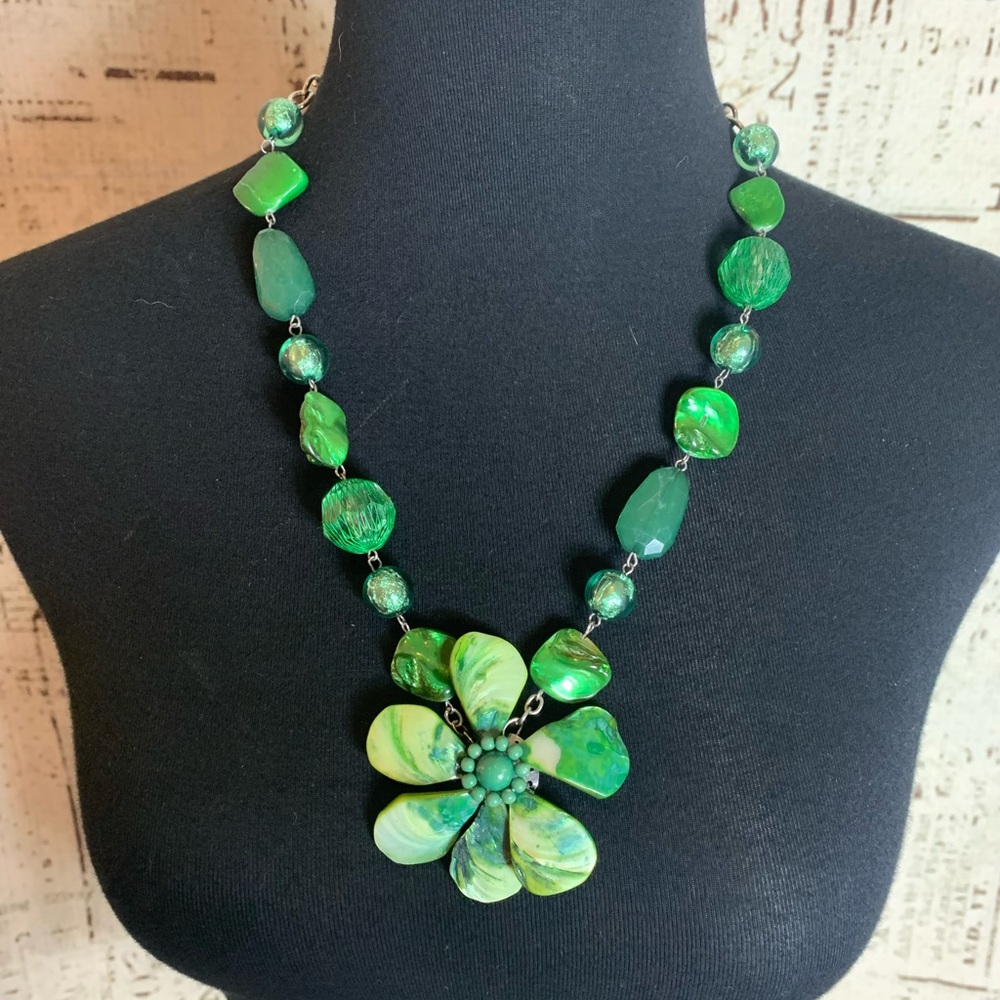 Vintage Statement Necklace Adjustable - image 2